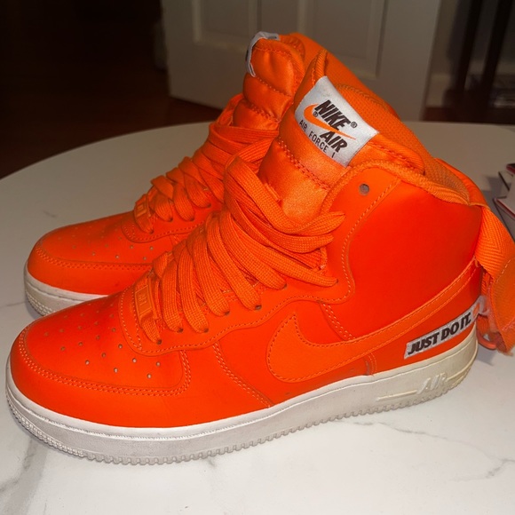 Orange Nike AF1 High - Picture 3 of 7